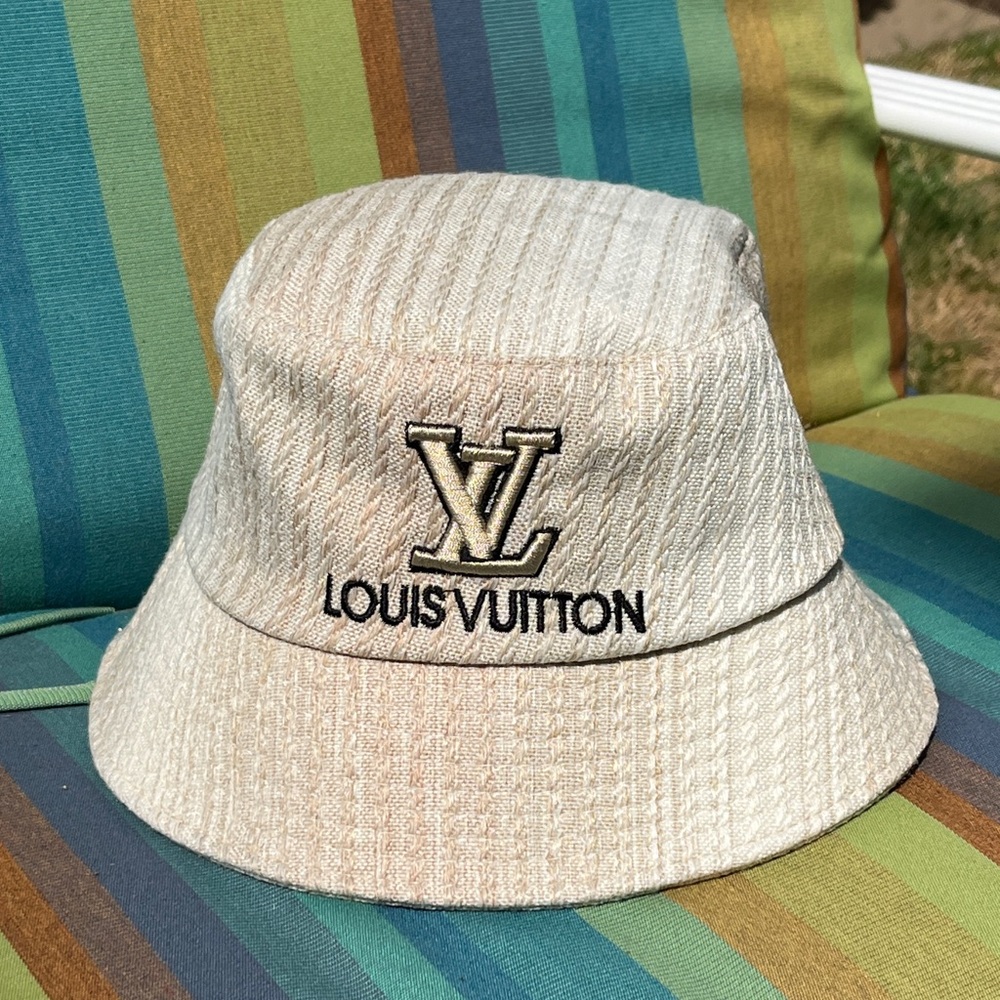 Louis Vuitton Light Tan Bucket Hat
